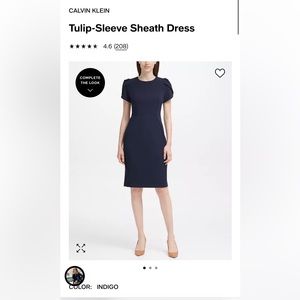 Navy Calvin Klein Dress